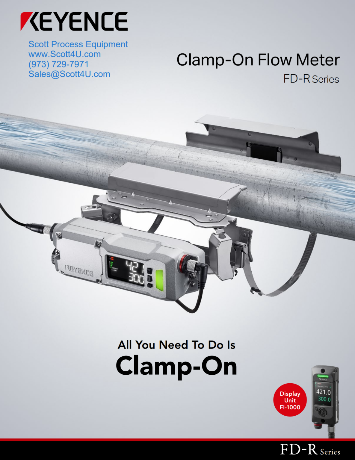 Scott Process Keyence Flow Meter Scott Process